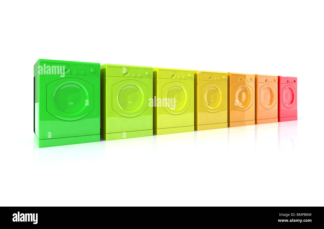 washing machine efficiency classification Stock Photo Alamy