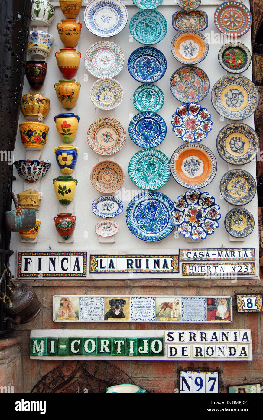 Souvenir shop, Ronda, Malaga Province, Andalucia, Spain, Western Stock Photo 30000996 Alamy