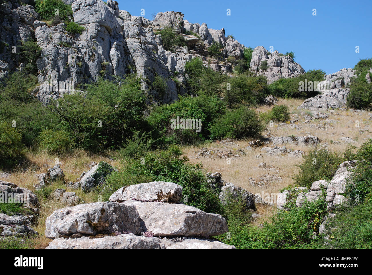 El Torcal National Park, Torcal de Antequera, Malaga Province ...