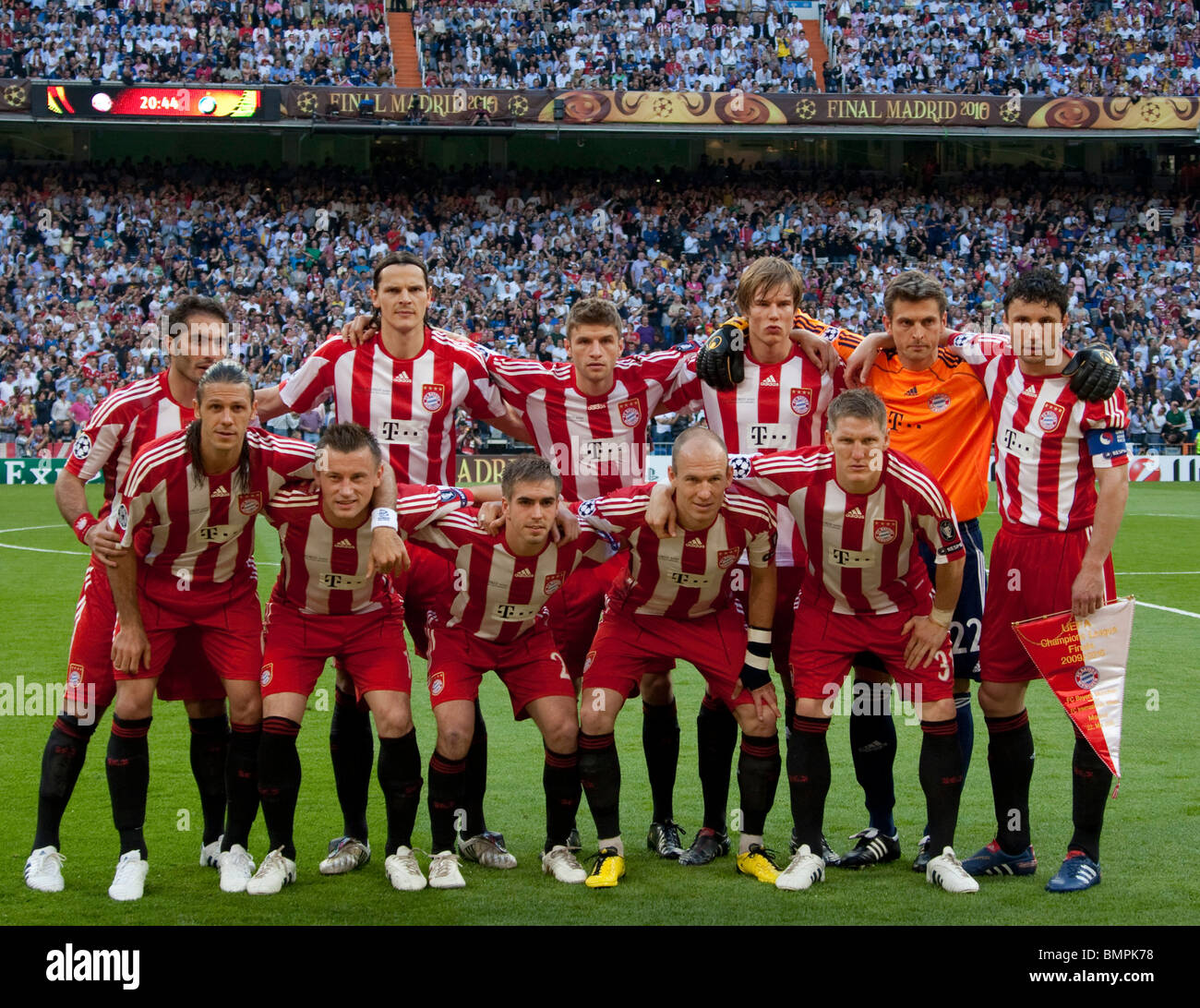 MADRID SPAIN 22-05-2010 The UEFA Champions League final competed between  Internazionale Milan and Bayern Munich Stock Photo - Alamy