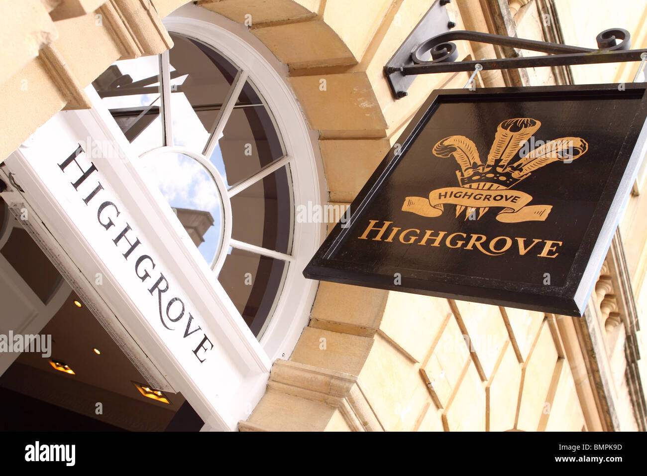 The Highgrove shop in Milsom Street Bath owned by Prince Charles and the Duchy of Cornwall opened June 2010 Stock Photo