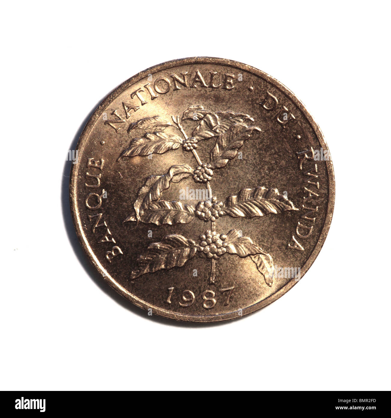 Rwandan coin Stock Photo