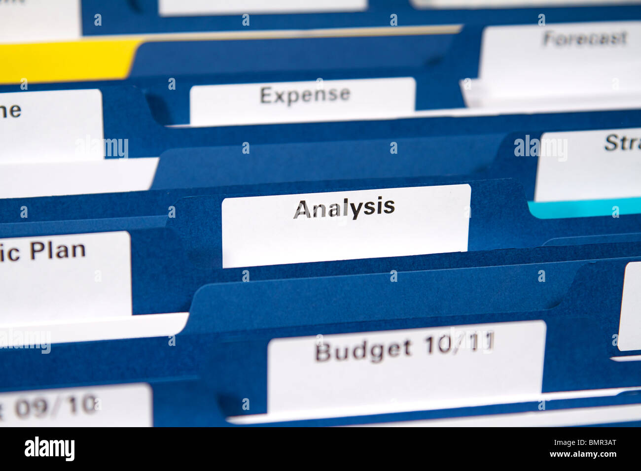 Filing full of business folders and documents Stock Photo Alamy