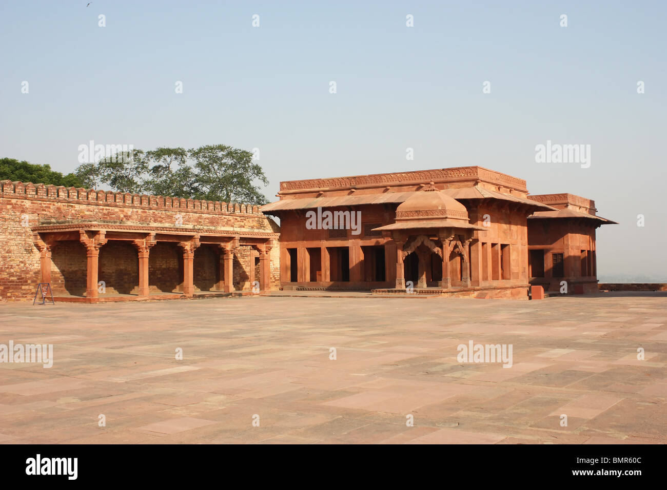 Fatehpur Sikri - Indian monument Mughal architecture -Palace of Akbar Stock Photo