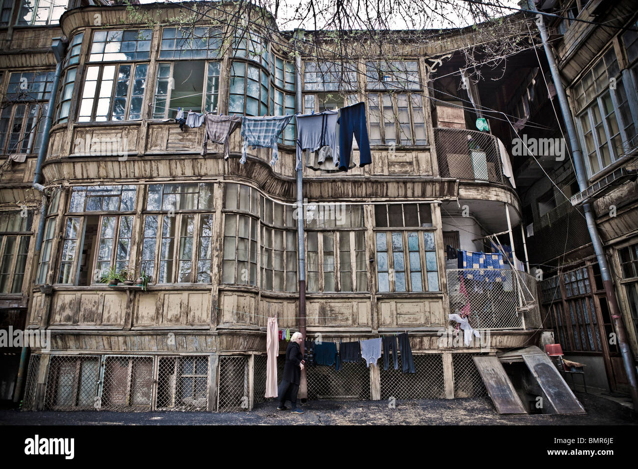 Art Nouveau architecture Tbilisi Georgia Stock Photo - Alamy