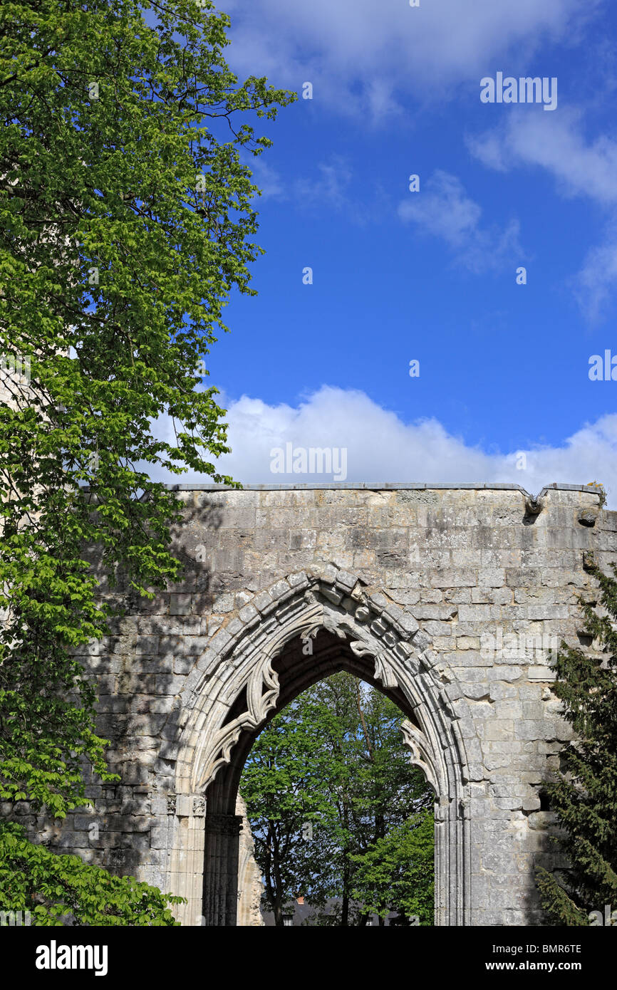 Jumieges Abbey, Seine-Maritime department, Upper Normandy, France Stock Photo