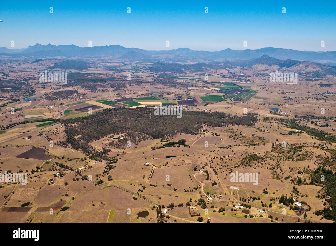 Aerial view of landscape near Boonah, Queensland, Australia Stock Photo Alamy