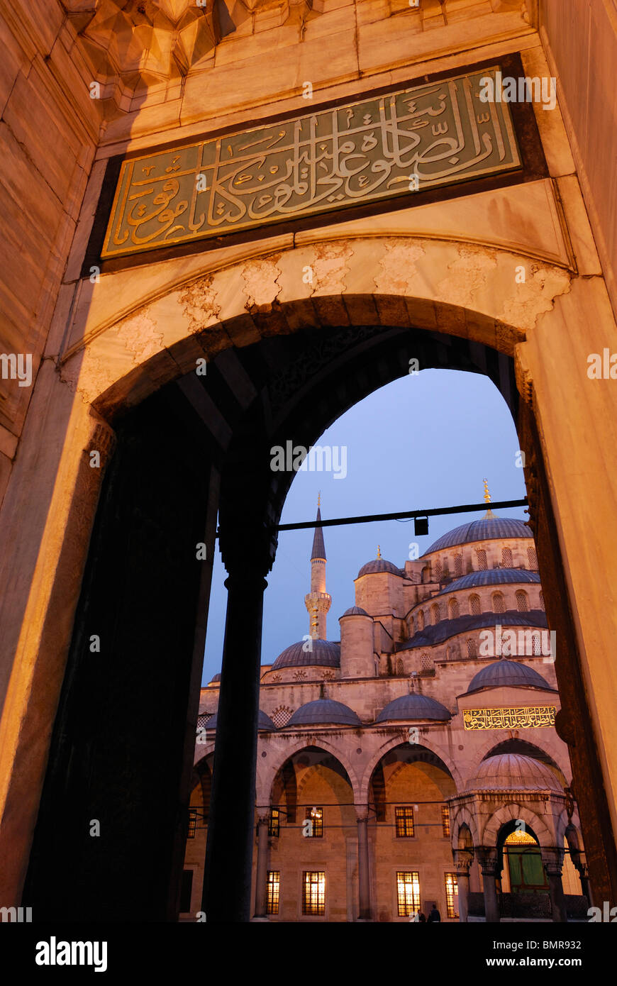 Istanbul. Turkey. Blue Mosque, Sultanahmet. Stock Photo