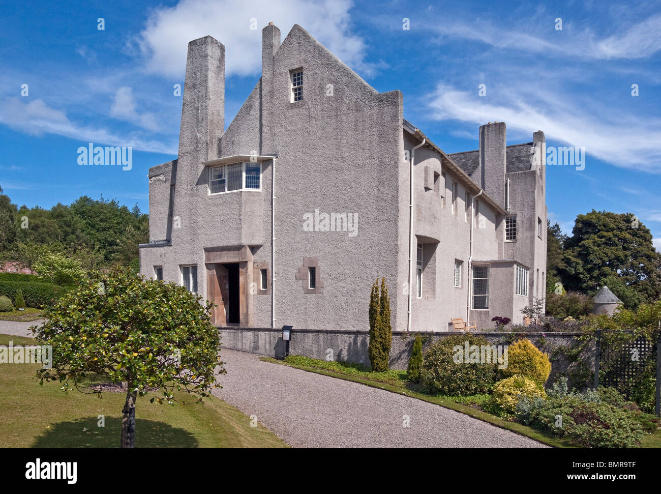 The Hill House in Helensburgh Scotland designed by Scottish architect