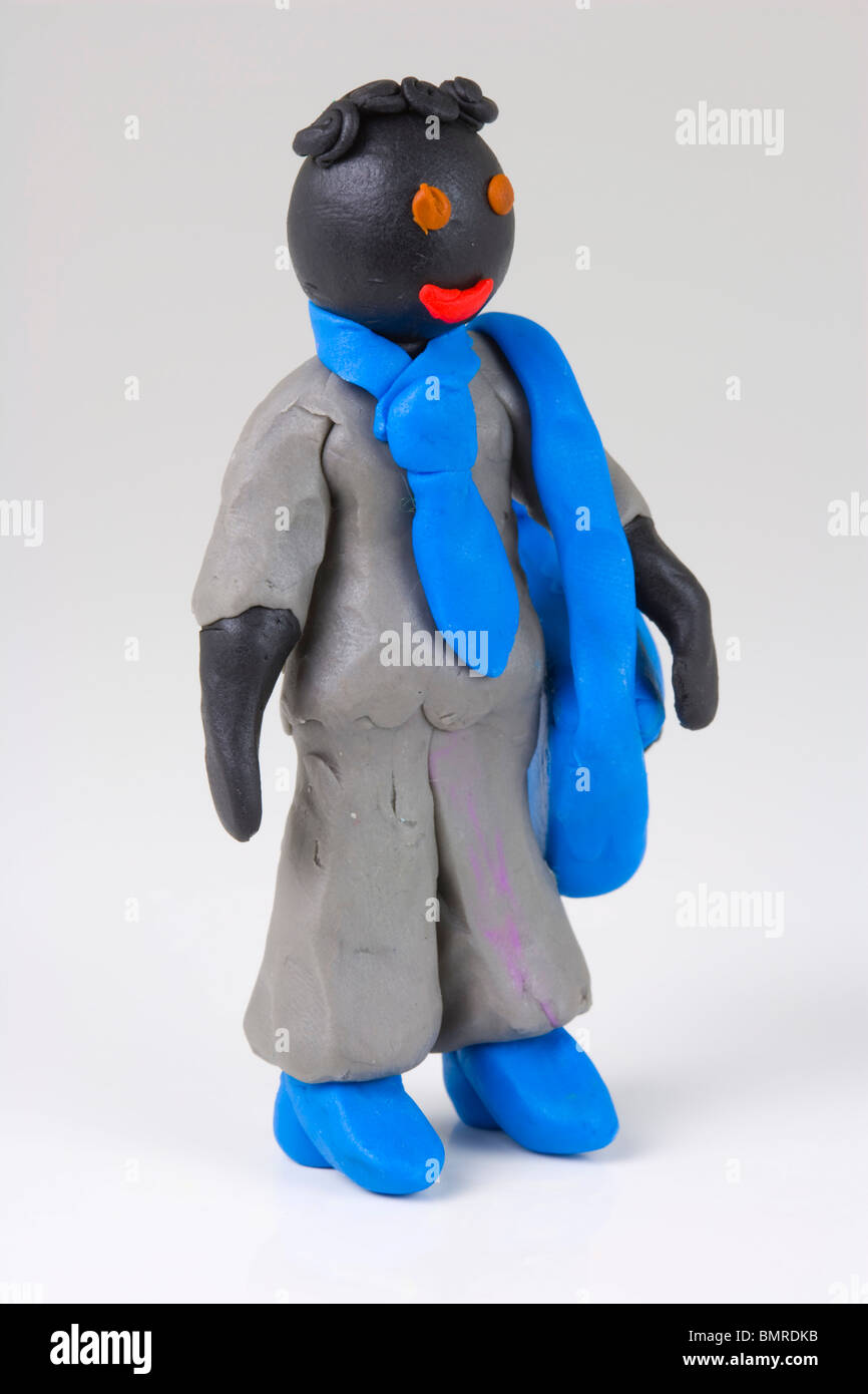 Making plasticine figures Stock Photo - Alamy