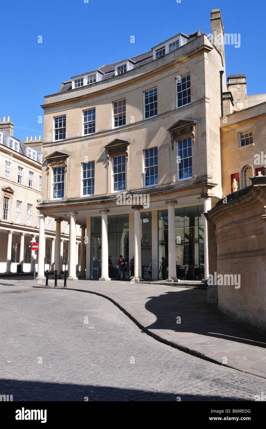 Entrance to Thermae Bath Spa, Bath, Somerset Stock Photo Alamy