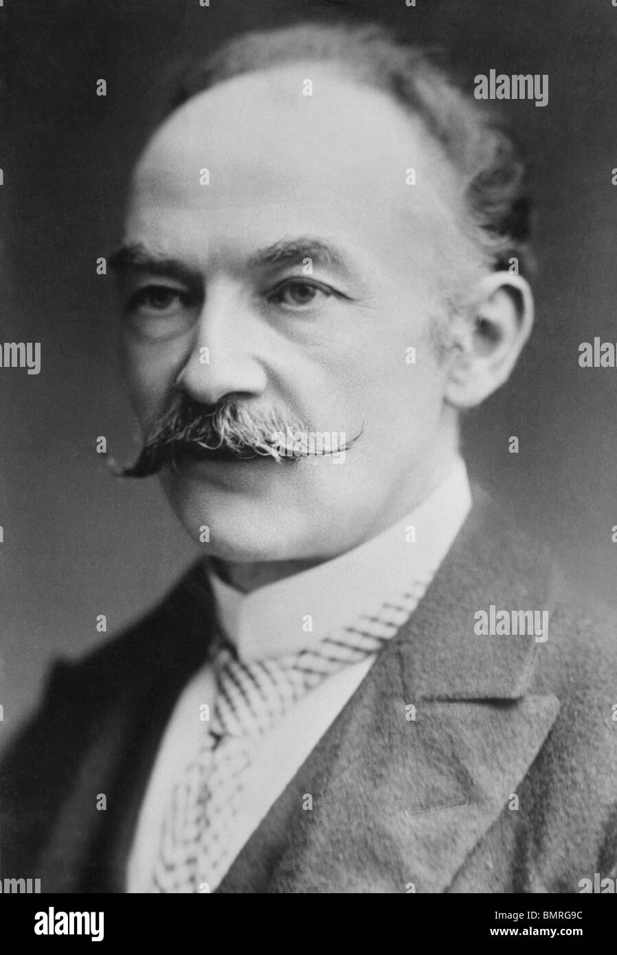 Portrait photo circa 1900 of English novelist and poet Thomas Hardy (1840 - 1928). Stock Photo