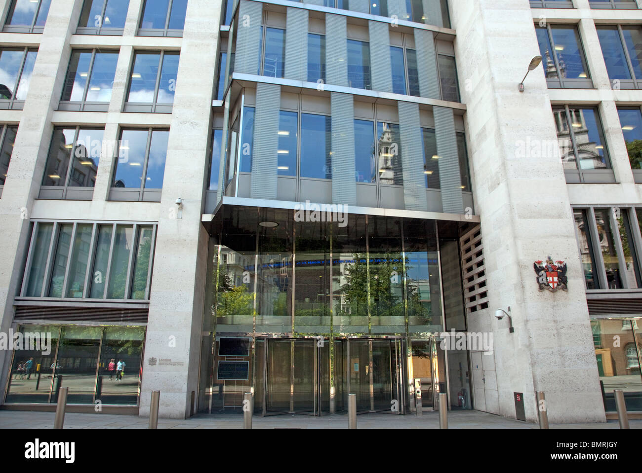 Stock Exchange in City of London Stock Photo