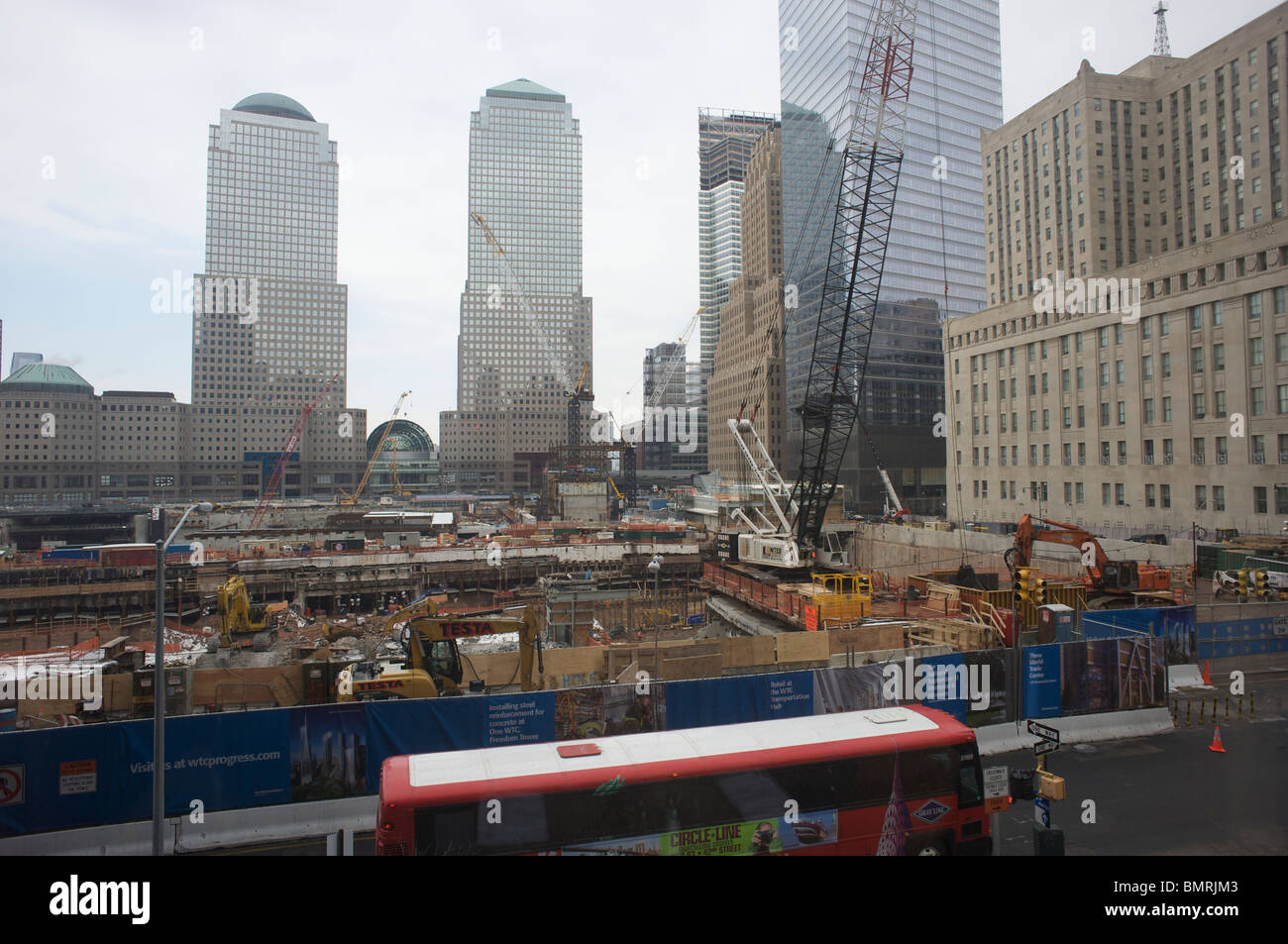 Ground zero New York City USA Stock Photo
