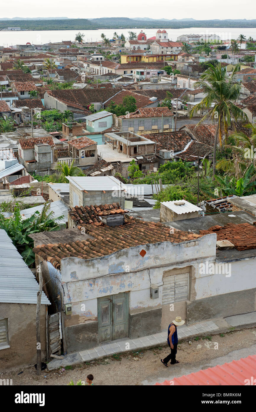 View or Gibara, Cuba Stock Photo