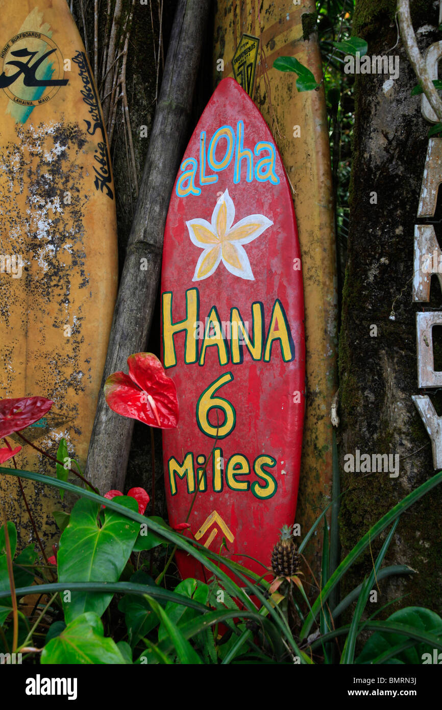 Nahiku roadside market, Hana Coast, Maui, Hawaii Stock Photo Alamy