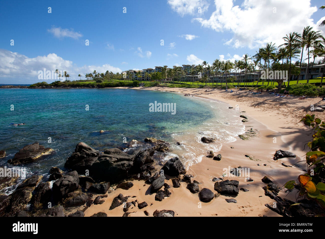 Kapalua Beach, Kapalua Coastal Trail, Kapalua, Maui, Hawaii Stock Photo Alamy