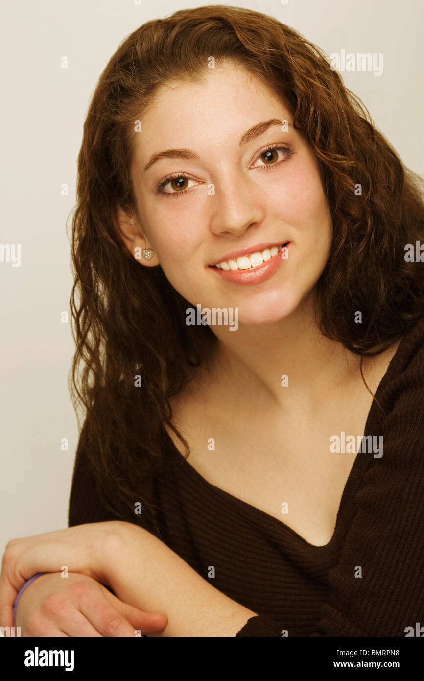 Portrait Of A Woman Stock Photo