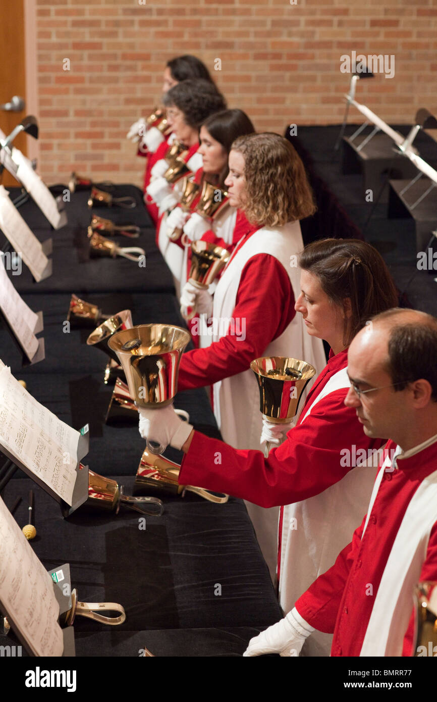 Bell Choir at Saint Martin's Lutheran Church, an urban church with