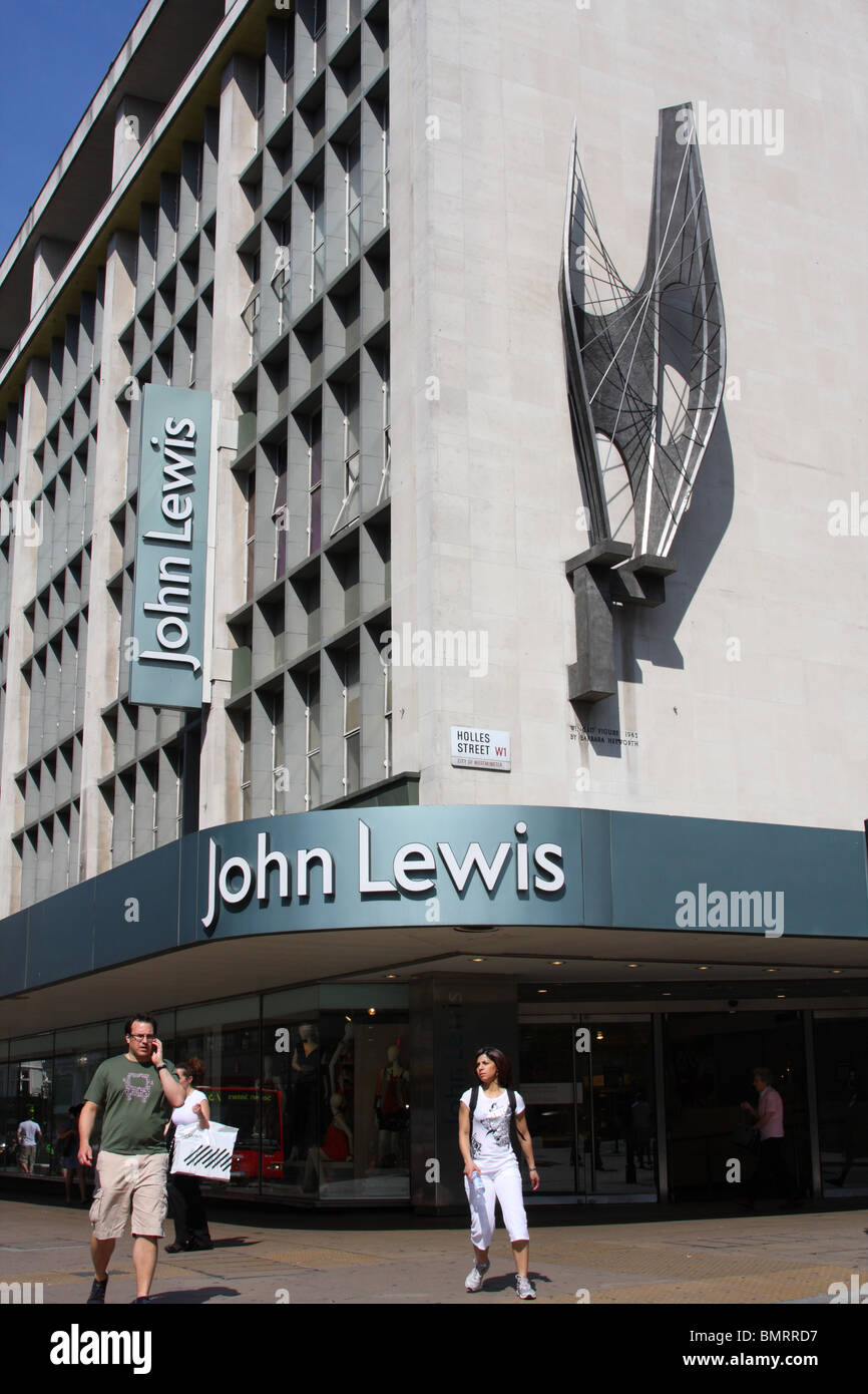 The John Lewis department store on Oxford Street, London, England, U.K