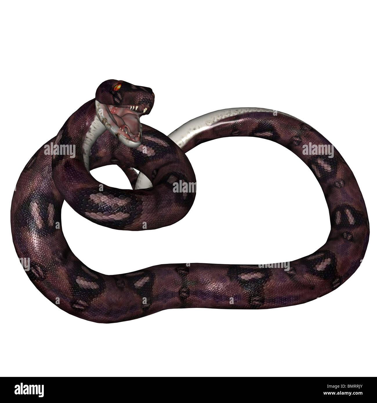 3d render snake hi-res stock photography and images - Alamy