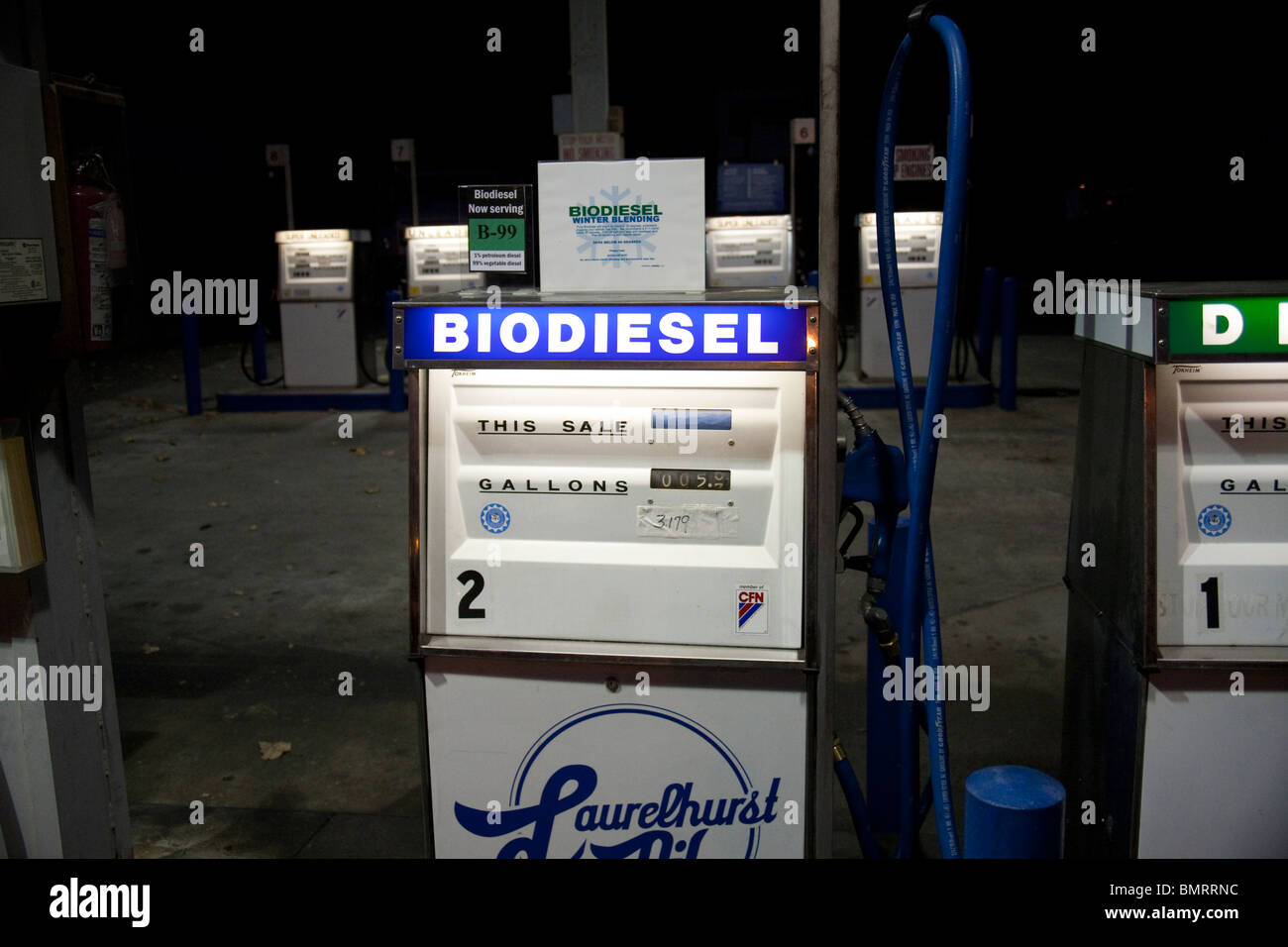 Biodiesel gas pump Stock Photo Alamy