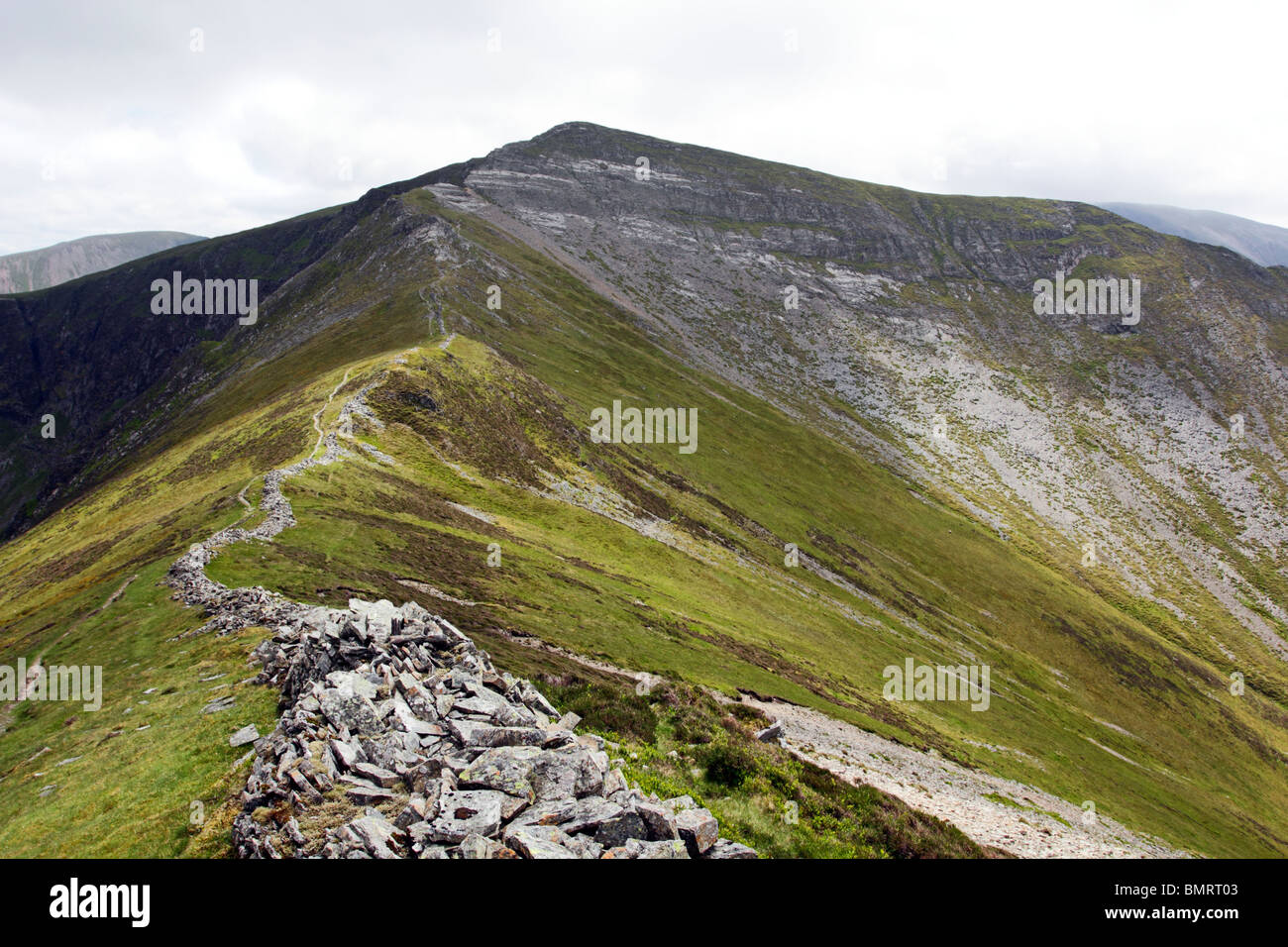 Hopegill Head from Ladyside Pike in the Lake District National park, Cumbria, England, UK. Stock Photo