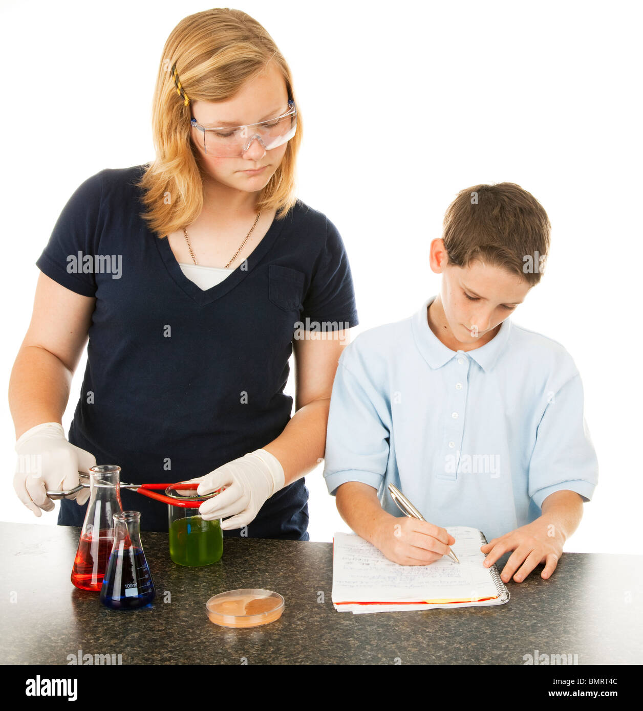 The children are doing their homework. Parents teaching children to learn. дети помогают родителям. Help granny. мультяшная кухня.