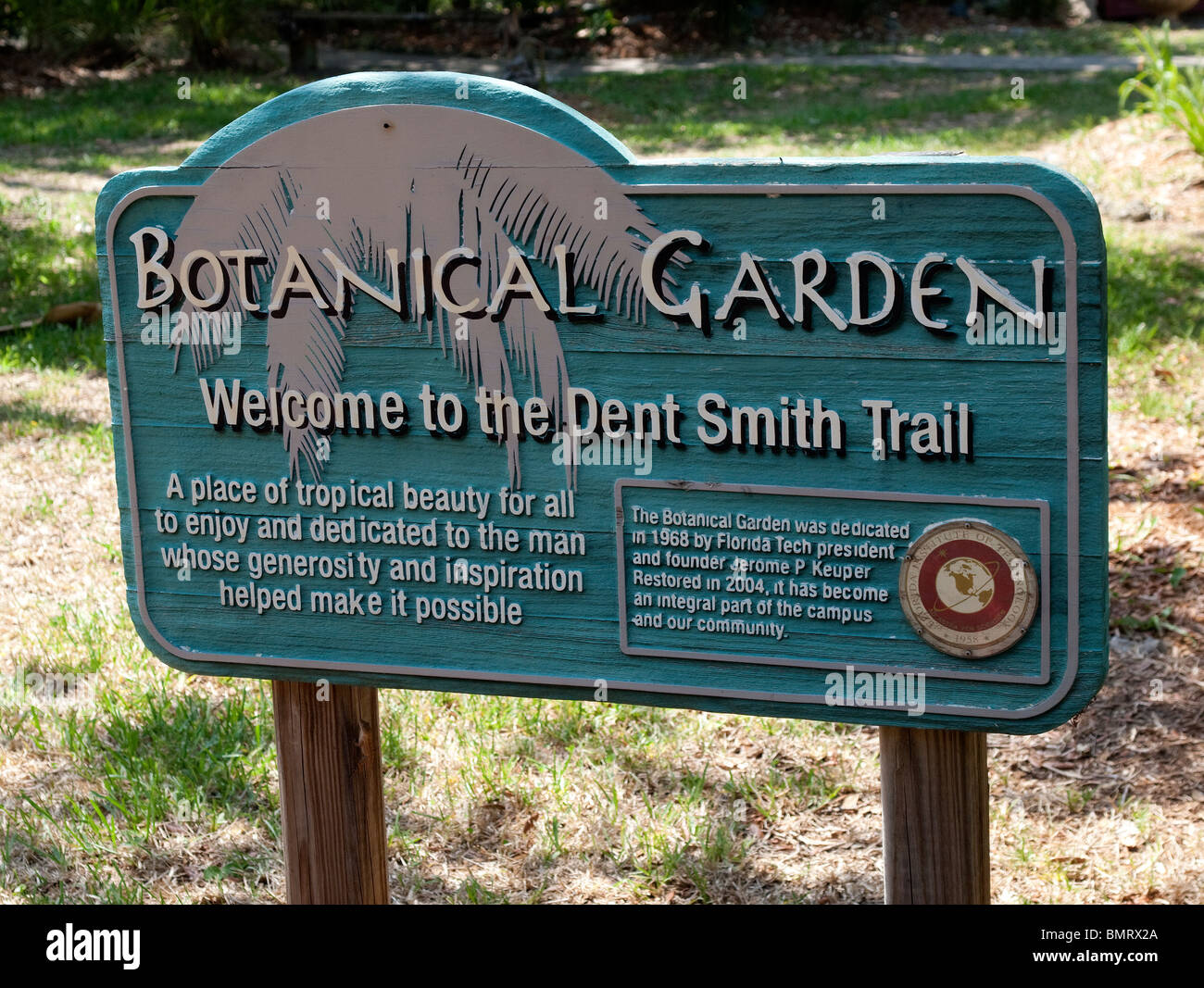 Fit Botanical Gardens In Melbourne Florida Usa Stock Photo
