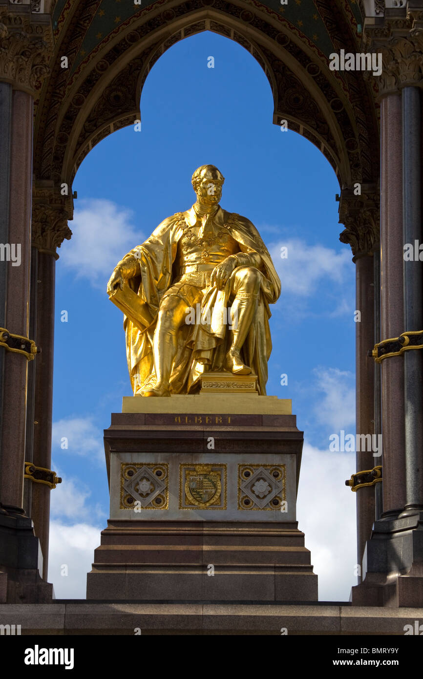 The Albert Memorial Kensington Gardens London Stock Photo Alamy