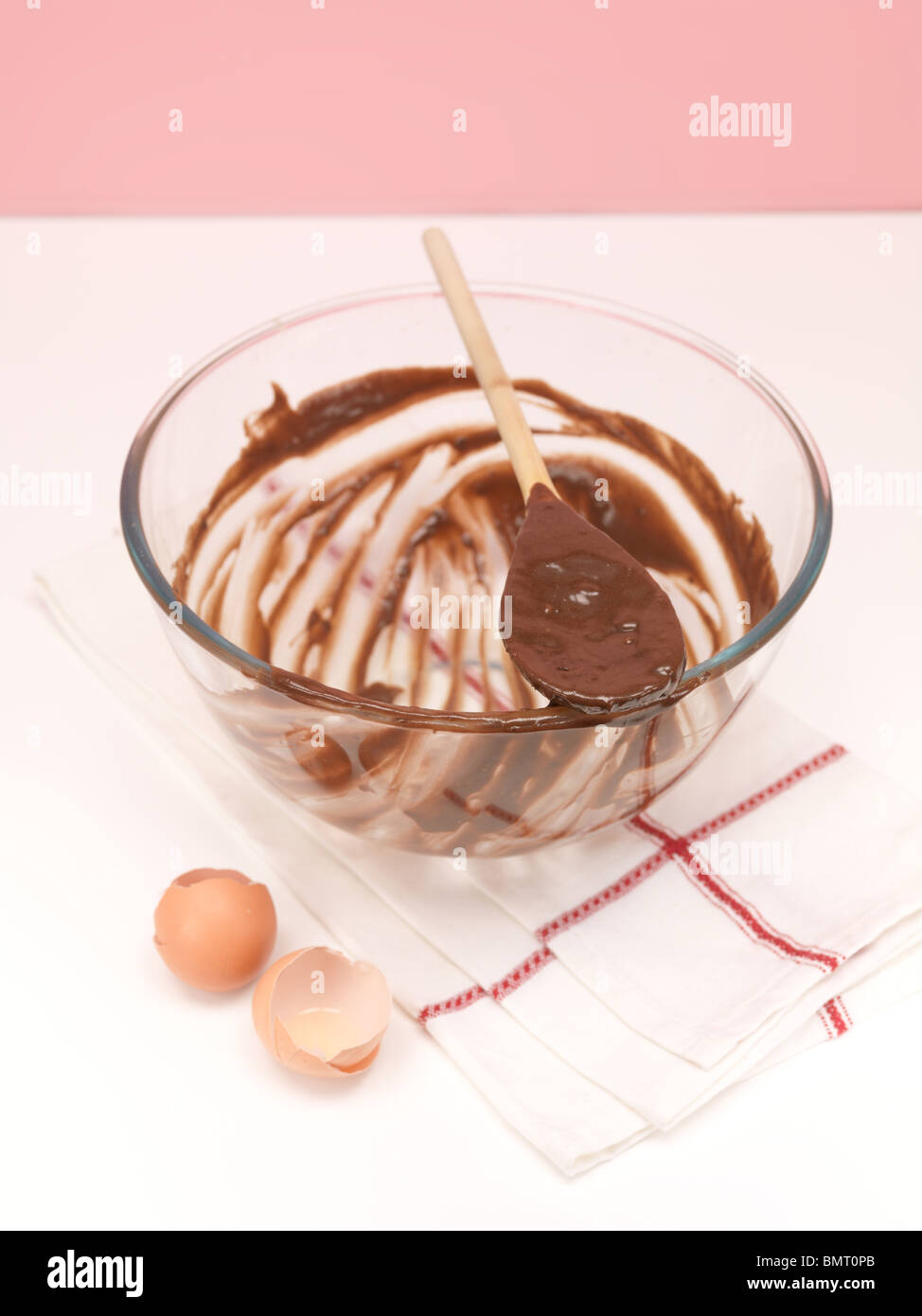 A chocolate cake mix Stock Photo Alamy