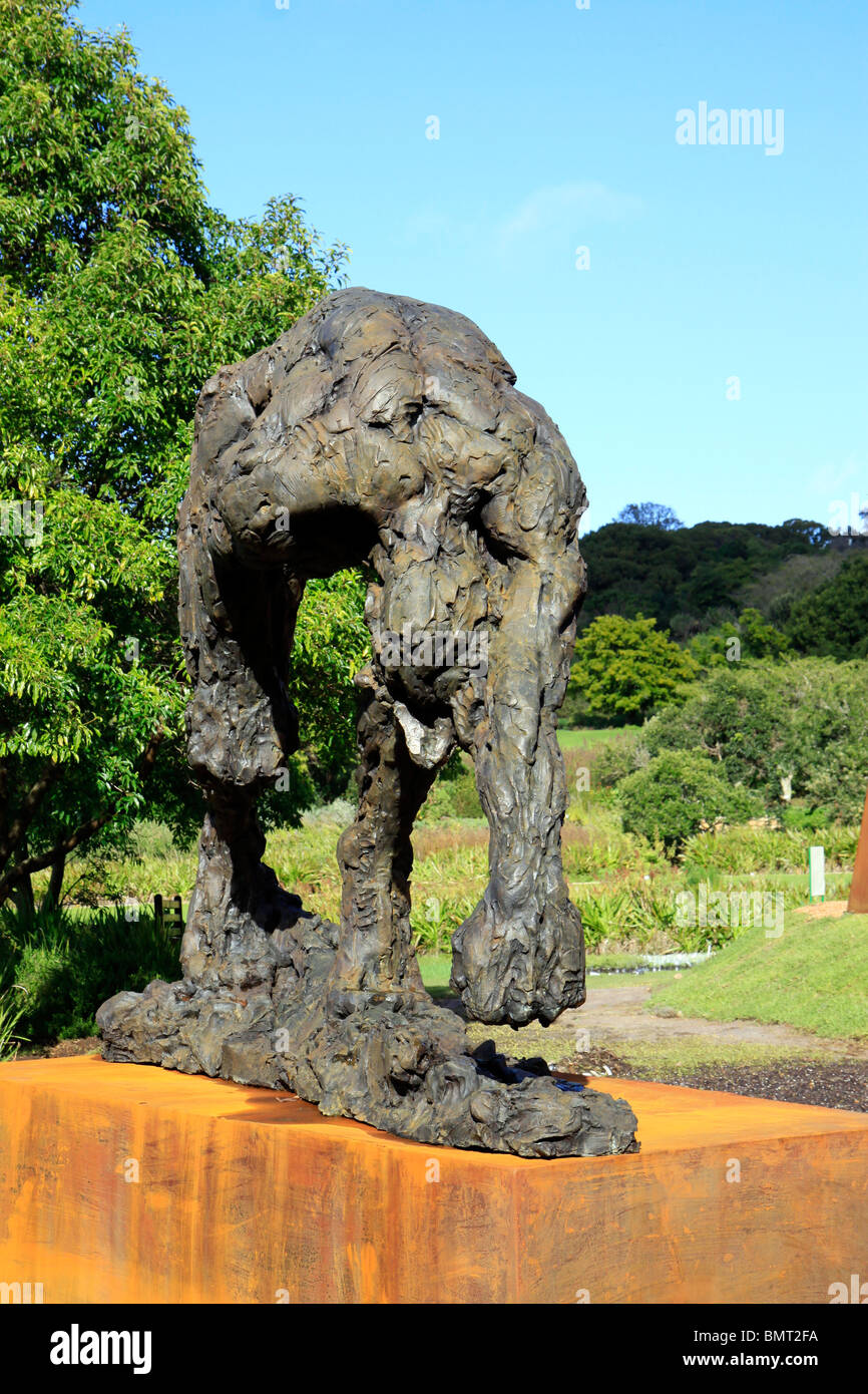 " Untamed: Restoring the lost balance between man and nature" is a year long exhibition being held at Kirstenbosch Gardens . Stock Photo