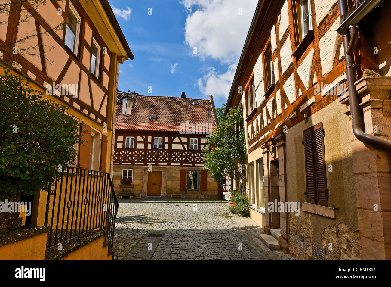 Historic city of Cadolzburg, Free State of Bavaria Stock Photo