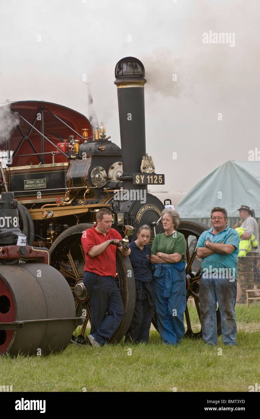 steam engine winners Stock Photo