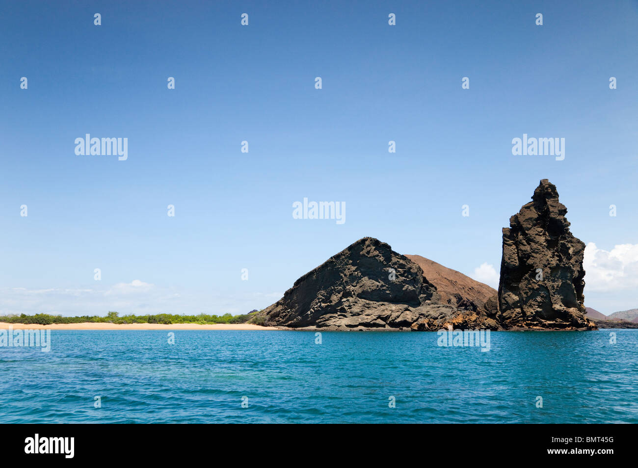 Pinnacle Rock Landmark of the Galapagos Islands on Bartolome Island