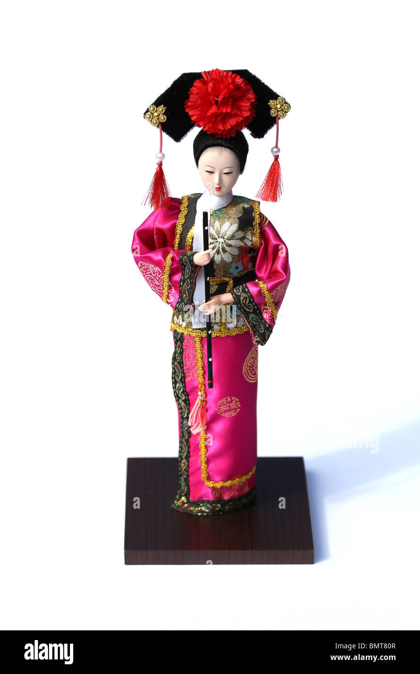 Female chinese doll Stock Photo
