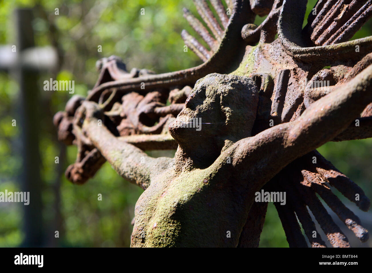 old metal cross Stock Photo
