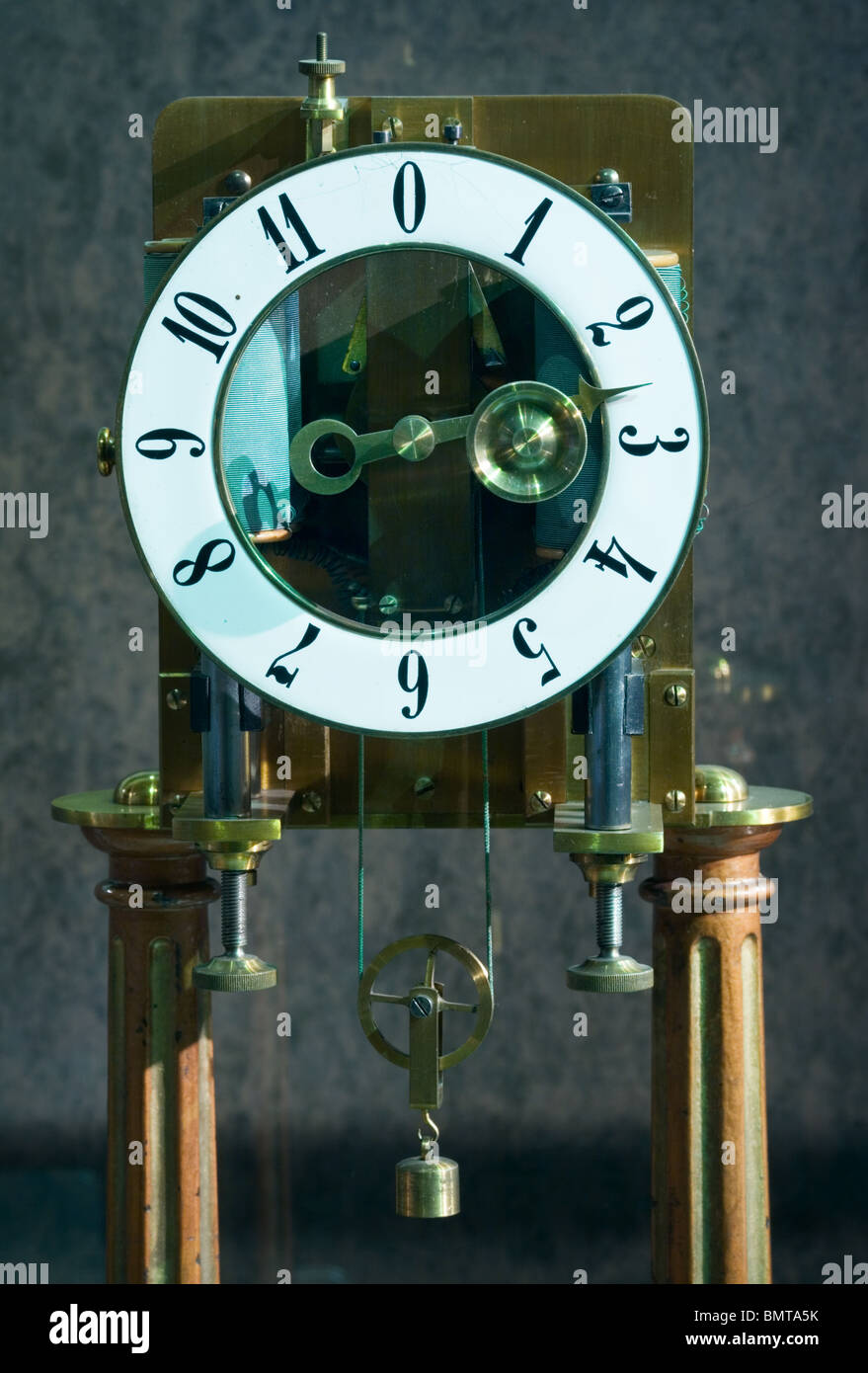 Vintage clock, Vienna, Austria Stock Photo Alamy