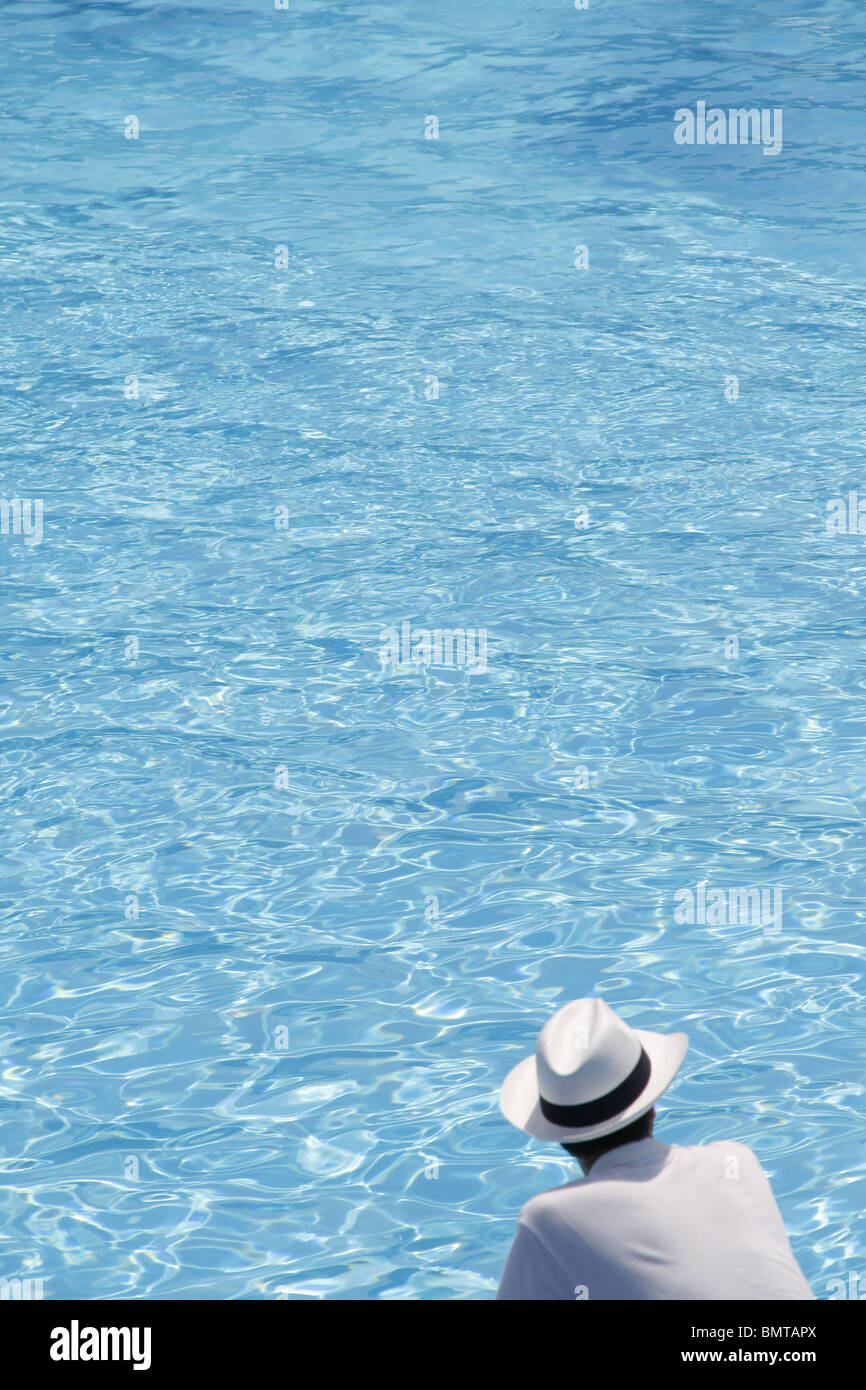 referee at water polo team competition action at world swimming
