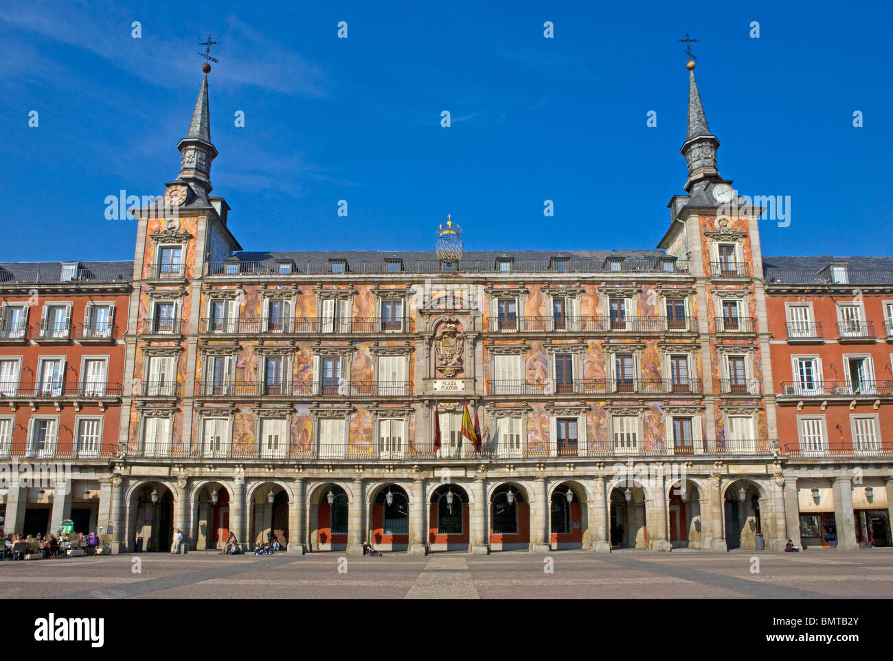 Spain, Madrid, Plaza Mayor. Stock Photo