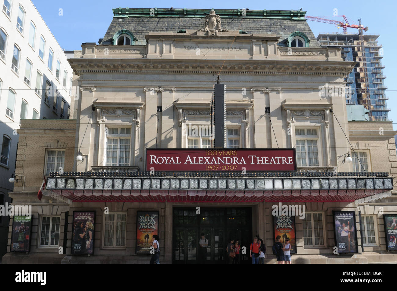 Toronto's Royal Alexandra Theatre opened in 1907. It was purchased in 1963 by Edwin Mirvish, who saved it from demolition. Stock Photo