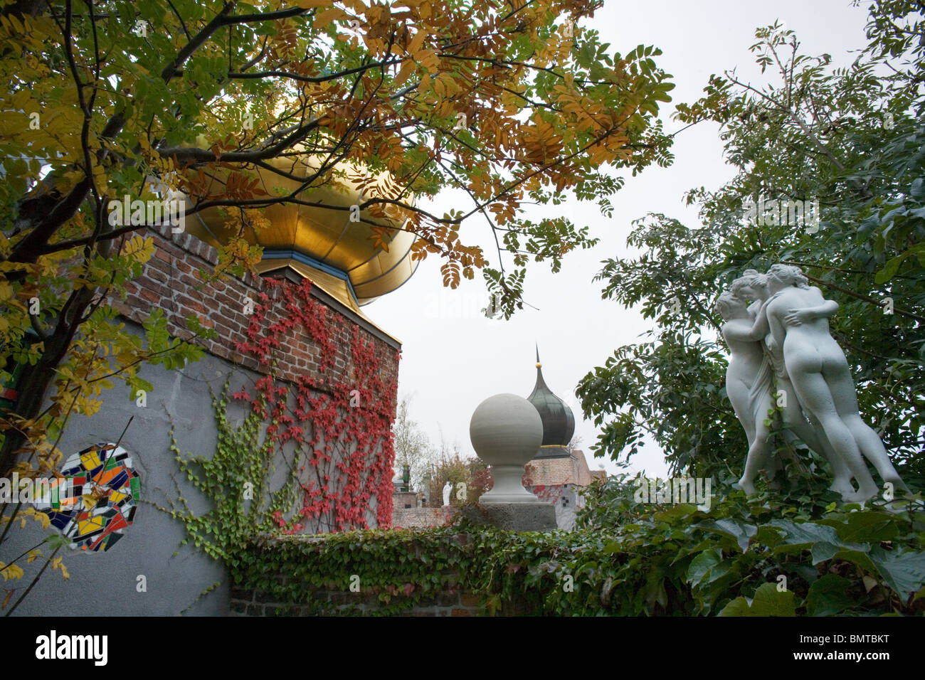 Hundertwasser housing complex, Vienna, Austria Stock Photo