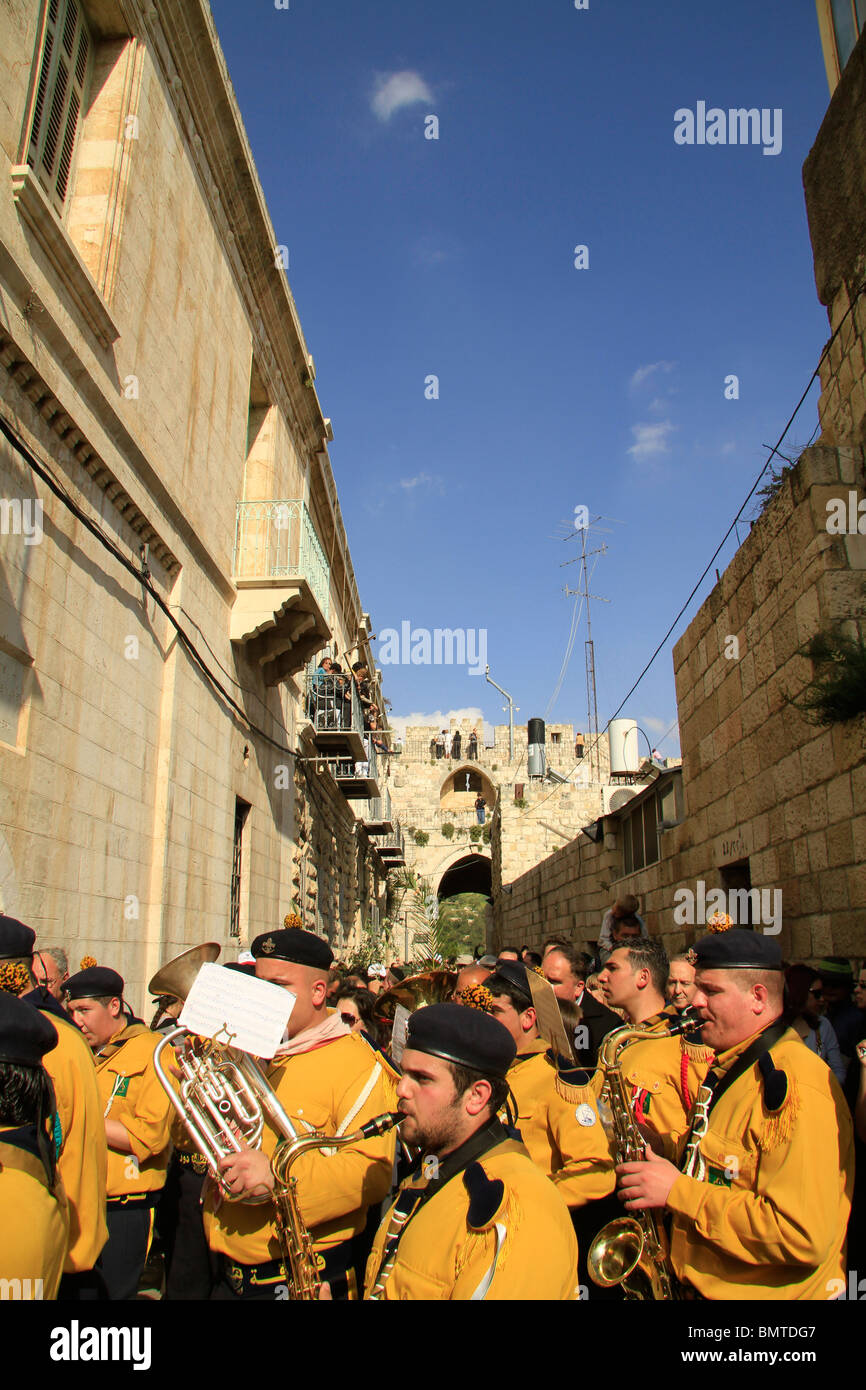 Israel, Jerusalem, Palm Sunday procession Stock Photo - Alamy