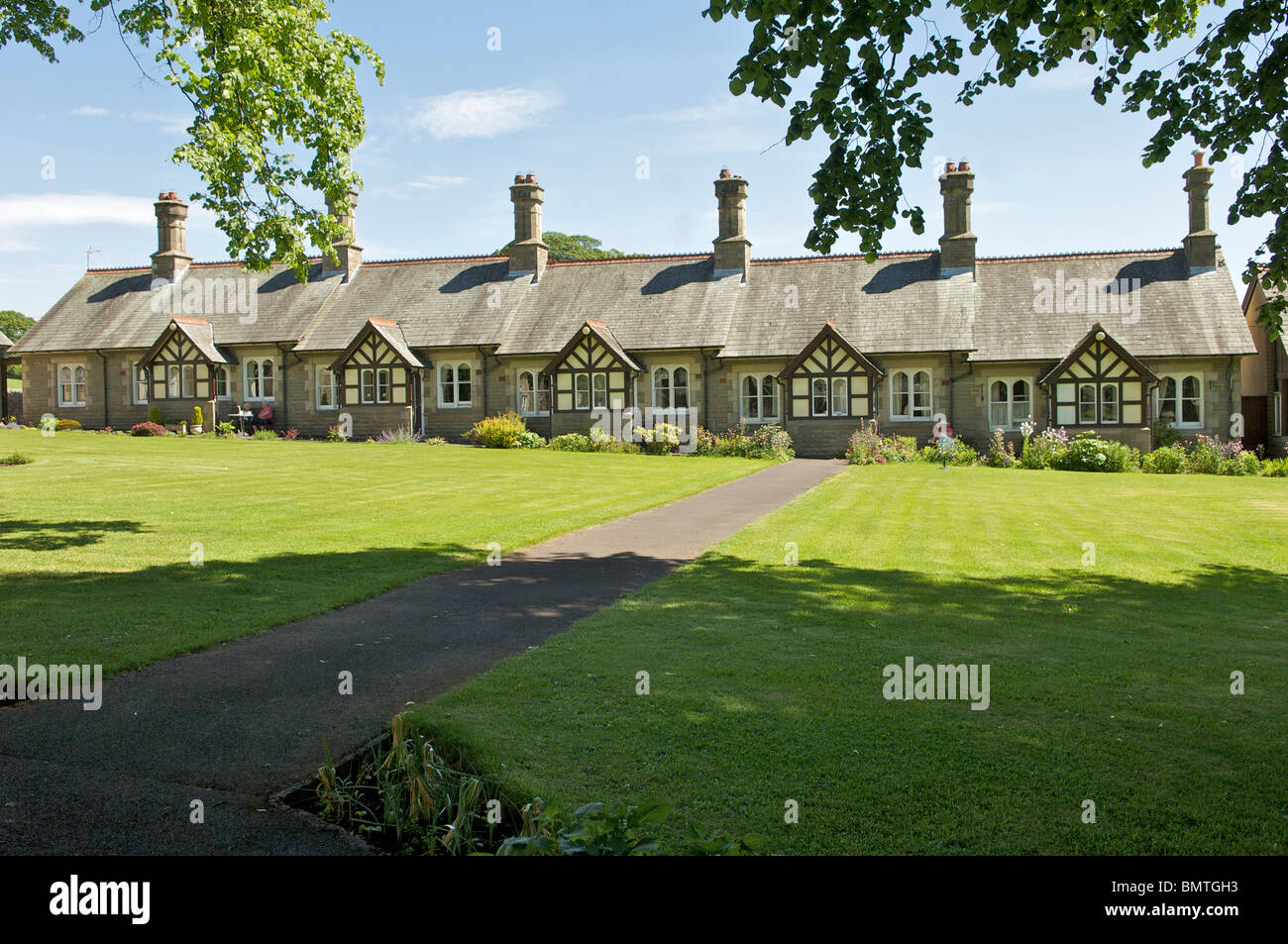 Waddington hospital Almshouses,Lancashire,UK Stock Photo Alamy