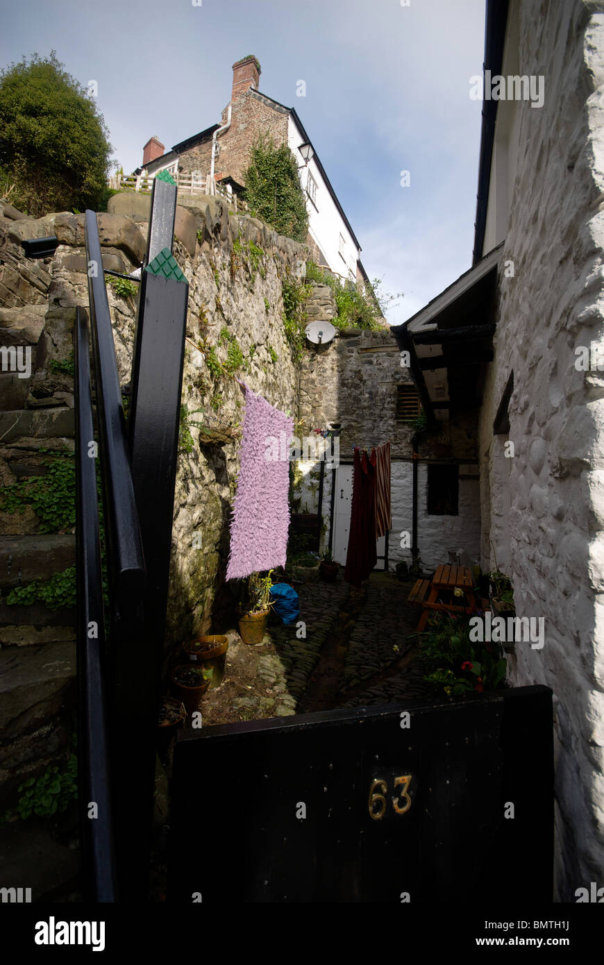 Clovelly Devon UK Street Houses Stock Photo Alamy