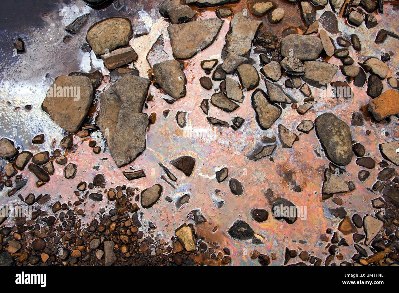 Floating Oil Patterns High Resolution Stock Photography and Images - Alamy