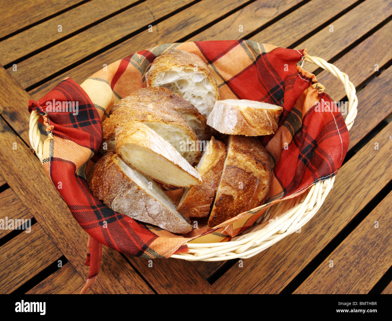 Bread basket Stock Photo Alamy