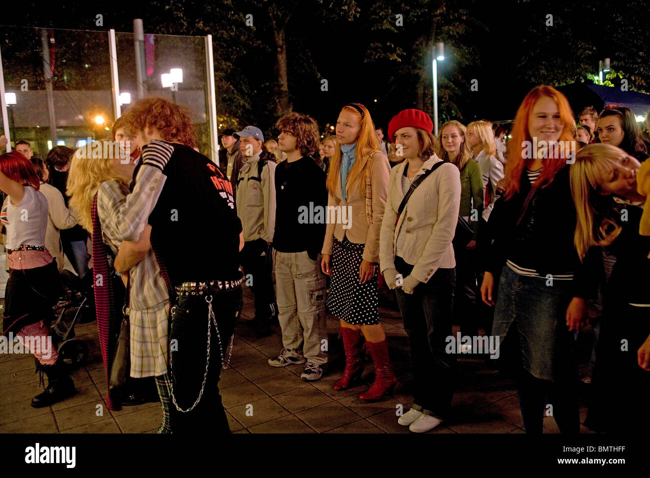 Estonia,Tallinn,concert of rock Stock Photo - Alamy