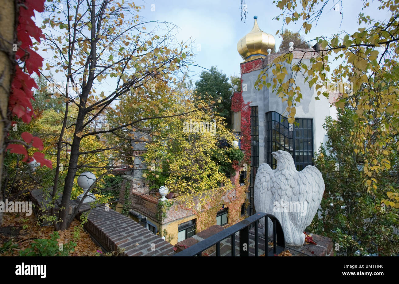 Hundertwasser housing complex, Vienna, Austria Stock Photo