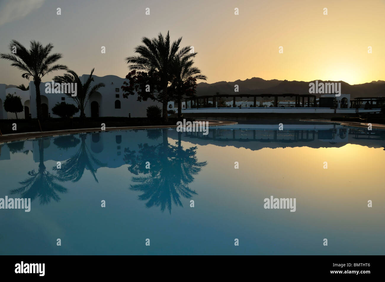 The Hilton Dahab Resort Hotel, Sinai Egypt Stock Photo
